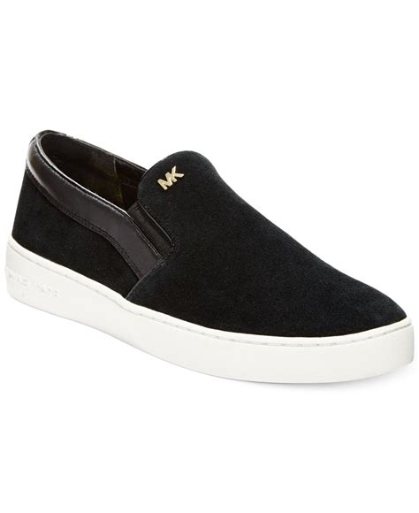 michael kors keaton slip-on black|Michael Kors slip on sneakers.